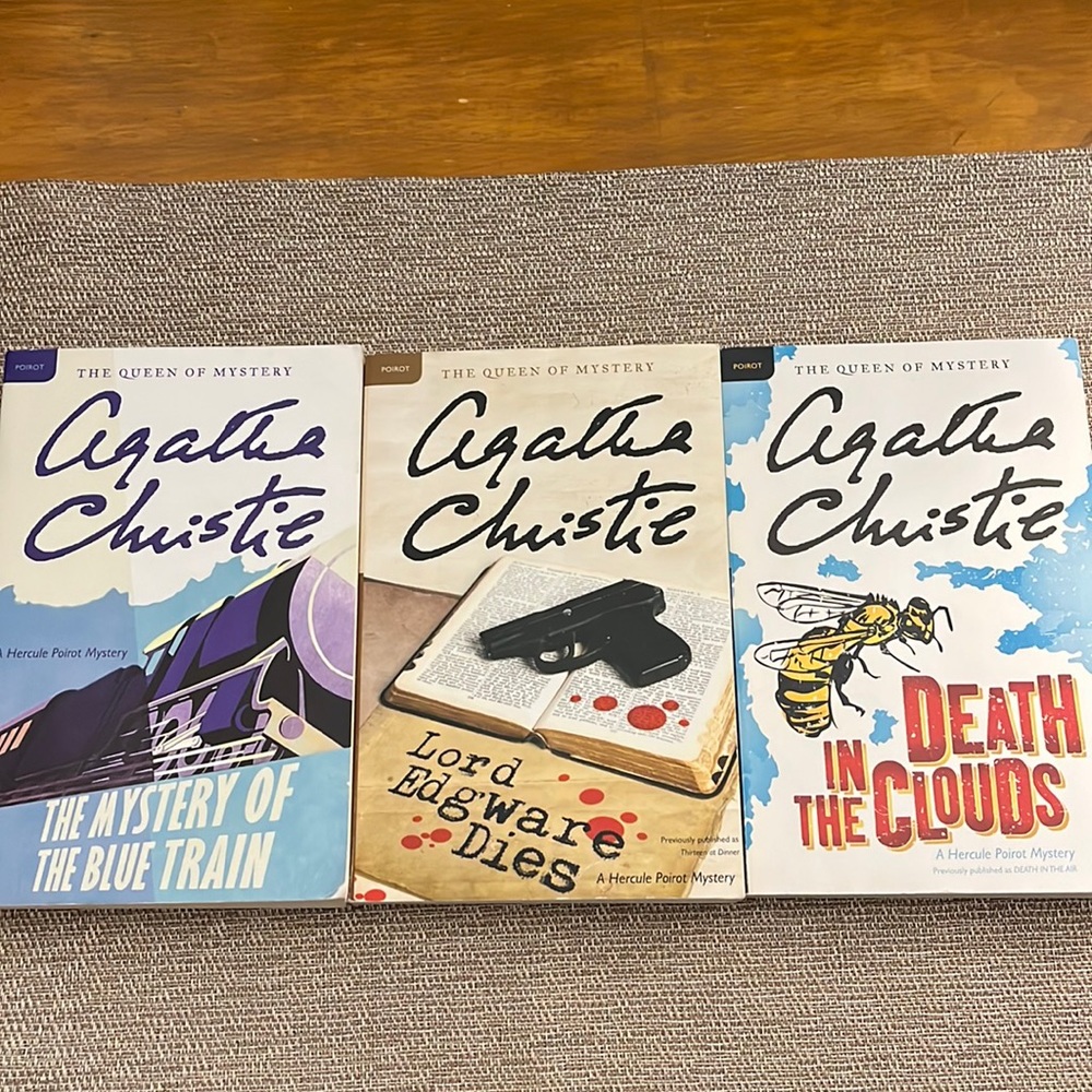 Bundle of three Agatha Christie books